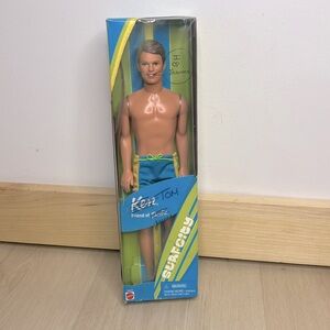 Vintage 2000 🏄‍♂️ Mattel Surf City Ken Doll with Swim Trunks in Original Box